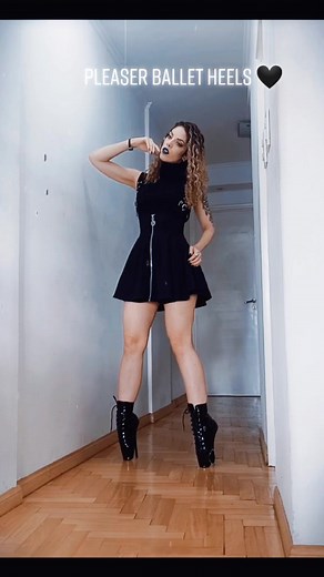 Ballet Boots Challenge with Pleaser Ballet Heels