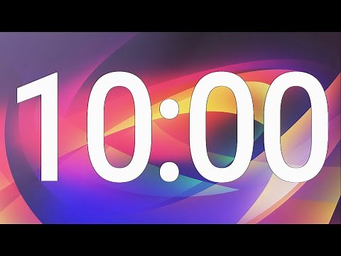10 Minutes Countdown Timer ⌛ | Silent w/ Alarm ⏰