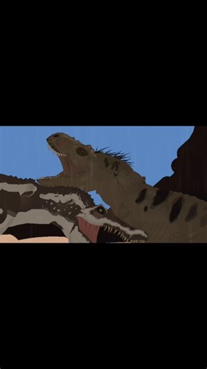 Spinosaurus vs T-Rex Stick Nodes Fight #sticknodespro #jurassicworld #jurassicpark #fypシ #rexy #edit