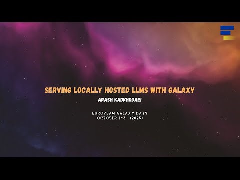 Serving locally hosted LLMs with Galaxy