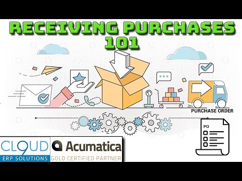Receiving Purchase Orders 101