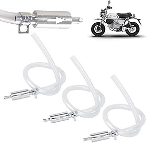 Brake Bleeder Hose One Way Check Valve, 2025 Brake Fluid Bleeder Kit, Long Lasting Bleeding Tool Kit Universal for Motorcycle Car, Universal Break Bleeder Kit Car Accessories (3 PCS)