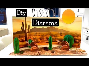 DIY Desert Biome Diorama I School Project