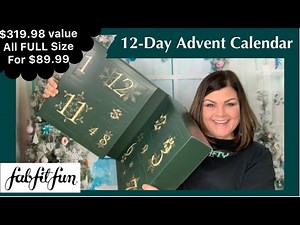 FabFitFun Holiday Advent Calendar-2025- Full Unboxing