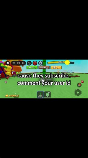 comment your user id for 50seeds bamboo for gag2
