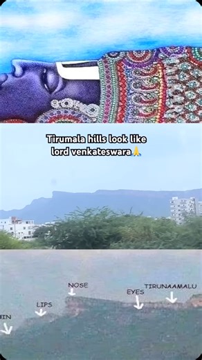 Researcher DRAGON on Instagram: "🔱 4 Devotional Reasons Why Tirupati Hill Looks Like Lord Venkateswara Sleeping: 1. Vishnu’s Presence Is Real, Not Symbolic According to legend, Lord Vishnu himself chose this land to rest. The shape of the hill — forehead, nose, chin, and hair — is no coincidence. It’s a divine impression left by the Lord when he laid down for humanity. 2. Nature Follows Devotion, Not the Other Way Around The mountain didn’t shape our belief. Our devotion shaped how we see the m