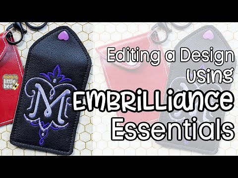 Editing Embroidery Design with Embrilliance Essentials: Merge, Remove Hidden Stitches, Color Changes