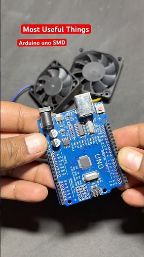 Arduino Uno SMD 🤖 Robotics Power! Small Board Big Projects ⚡ #Shorts #arduinoproject #diy