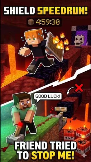 Speedrunning on Sheald While My Friend Hunts Me # speedrun