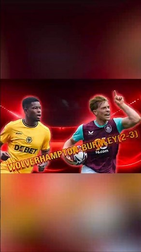 “WOLVES 2–3 BURNLEY — Lyle Foster Wins It at 90+5! 😱”#Wolves #Burnley #PremierLeague