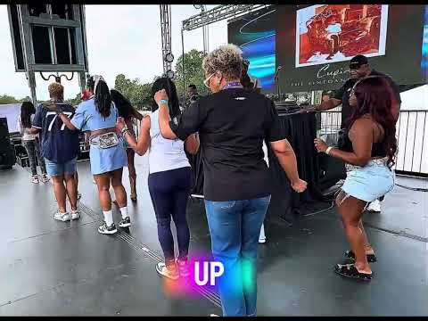 Cupid #thelinedanceking - GITTY UP LINEDANCE (Live in Mobile, AL)