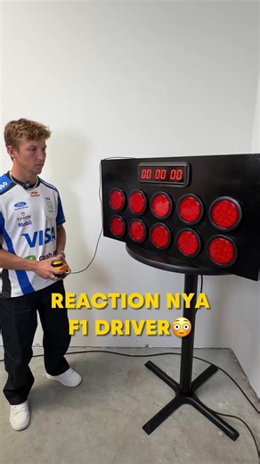 Reaction kamu lebih cepet dari F1 driver gak nih?! 😲 #redbull #givesyouwiiings #blueandsilver #redbullindo #F1