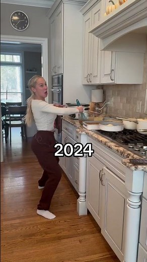 Same Kitchen, Same Chaos. Same obsession with the Justin Bieber Christmas Record. 🎄✨❤️😂