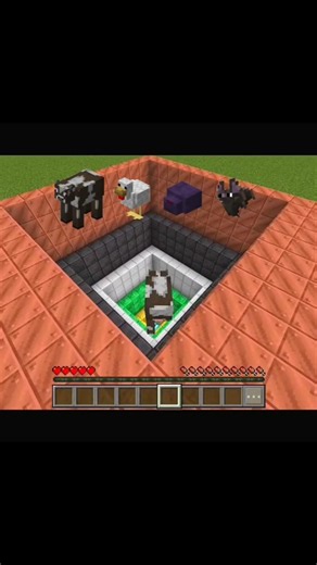 Minecraft Which mob can survive in the smallest hole?🤔#minecraft #shorts