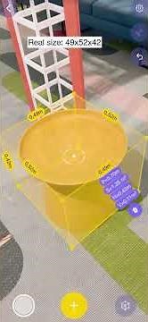 Autodetect (Bounding Box) on AR Ruler iOS #ar #measure #measurements #technology #boundingbox