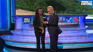 Sherri focused on her work to win a new ride! 🚗 Congrats! 🎉 | Wheel of Fortune