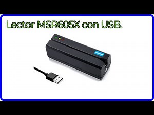 RESEÑA (2025) : Lector MSR605X con USB.. DETALLES ESENCIALES