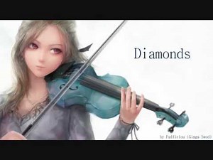 Nightcore - Diamonds (Violin Cover)