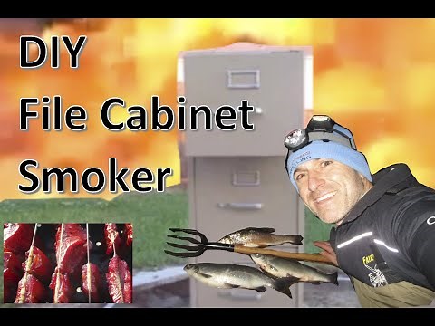 DIY FILE CABINET SMOKER - HOW TO BUILD - Smoking Fish and Meat