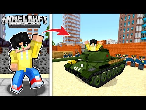 BINIGYAN AKO NG MAMAHALIN NA TANKE sa Minecraft PE