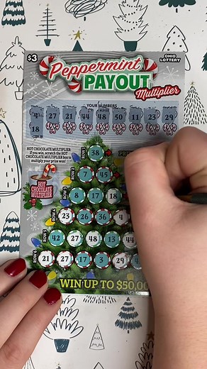 Peppermint Payout Scratch-Off Ticket Experience