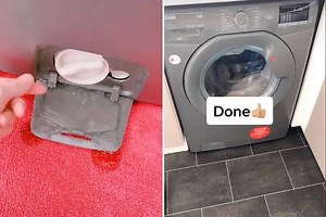 Mum shares mess-free hack for draining washing machine & people are stunned