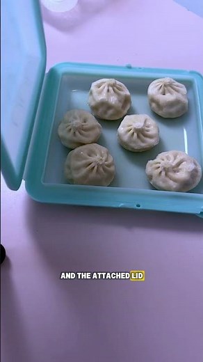 These silicone containers with attached silicone lids are awesome for heating frozen meals