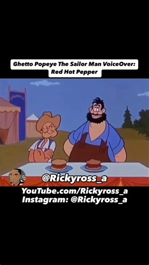 Ghetto Popeye The Sailor Man VoiceOver: Red Hot Pepper In The Hood Parody | Follow me on Instagram: @Rickyross_a and @rickyross_a2 #Rickyross_a #rickyross_a2 #voiceover #voiceovers #popeye #popeyethesailorman #classiccartoons #oldschoolcartoons #childhoodmemories #themovers #bluto #brutus #saturdaymorningcartoons #pepper #redhotpepper #hotpepper #wimpy | Ricky Mcgruder