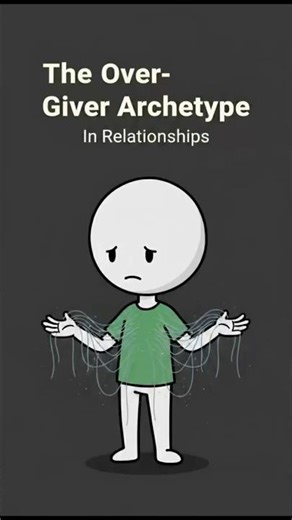 The Over-Giver Archetype in Relationships #psychology #relatable