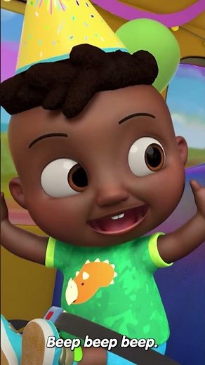 All aboard! 🚌 The Wheels On The Bus CoComelon Song #kids #shorts