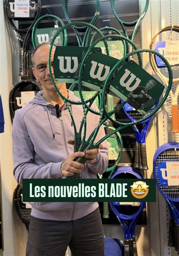 🎾 Découvrez la nouvelle génération de précision. Les Blade V10 célèbrent 20 ans d’excellence 💥 Plus de puissance, une stabilité renforcée et un confort optimisé : Wilson repousse encore les limites. Disponible en plusieurs versions (98, 100, 104 et modèles Pro), cette gamme est pensée pour les joueurs en quête de contrôle absolu et de sensations pures. 👉 Testez-les en magasin chez Sport System 🌐 Ou découvrez-les sur sportsystem.fr #tennis #wilson #blade #tennisvideo #tennispassion