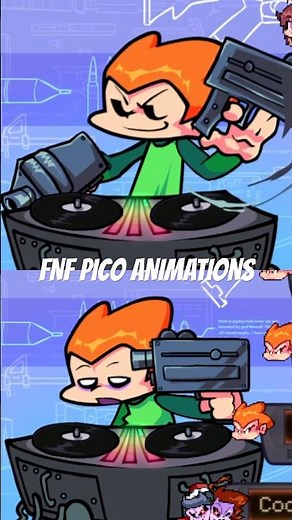 FNF PICO FREEPLAY ANIMATION #fnf #pico #animation