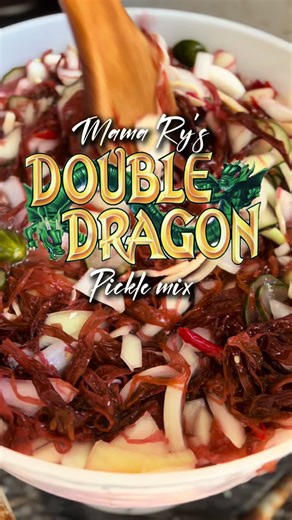 Double Dragon Pickle Mix: Dragons Breath Limu by Kahuku Ry's