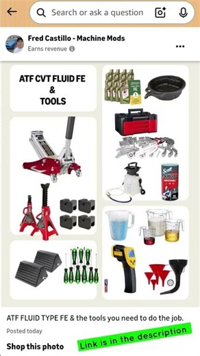 Complete tool set to change your CVT FLUID with type FE Fluid https://a.co/d/0gL2IRI1