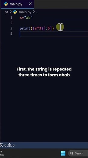 Multiply String Pattern #coding #python