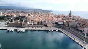 Drone discovers Alghero, one of Sardinia's most picturesque towns