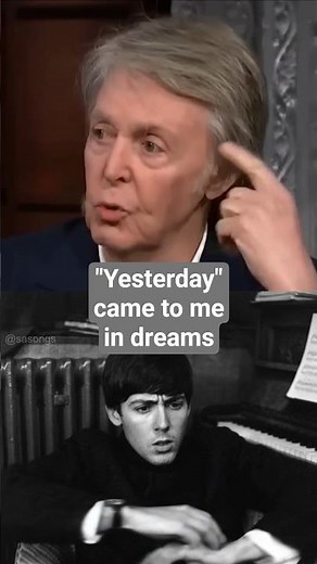 The crazy story behind "Yesterday" #paulmccartney