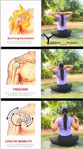 Stop Ignoring These 3 Shoulder Symptoms!✨🧘‍♀️#shorts#shoulder#painrelief#viral#ytshorts#wellness#yt