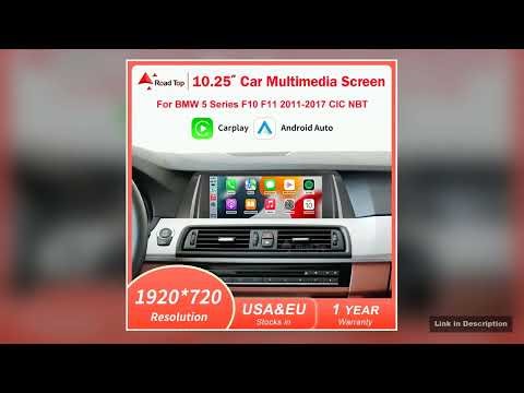 Wireless CarPlay Android Auto Car Radio Multimedia Player Linux Display Screen For BMW 5 Series