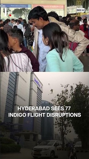 Indian Airline Indigo In Crisis, 134 Flights Cancelled In Delhi, 77 In Hyderabad | N18G