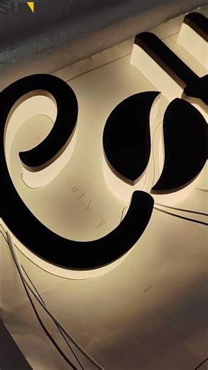 Custom led sign letters for coffee shop