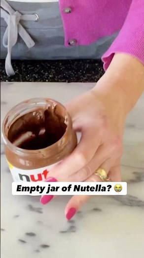 3 Simple Kitchen Hacks - Including The Best Thing To Do With An Empty Nutella Jar!