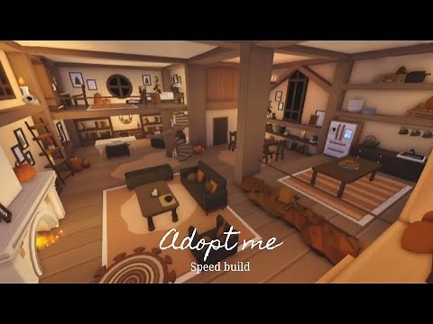 Cozy autumn Tree House Speed Build - Roblox Adopt Me! 🍂🍁