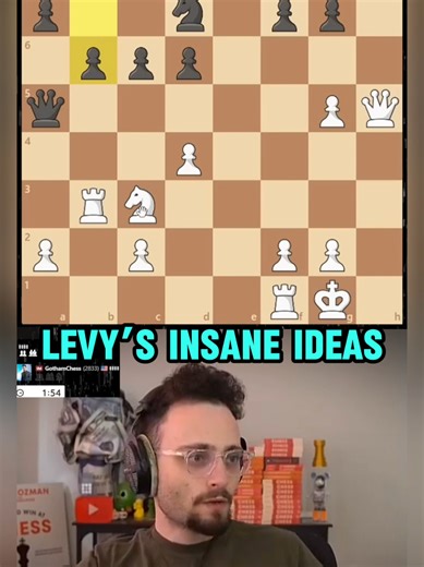 Levy’s Insane Ideas #chess #gothamchess @GothamChess | levy chess