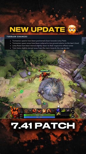 New patch is live. Update now! 🔥 #dota2 #Dota #dota2update #dota2highlights