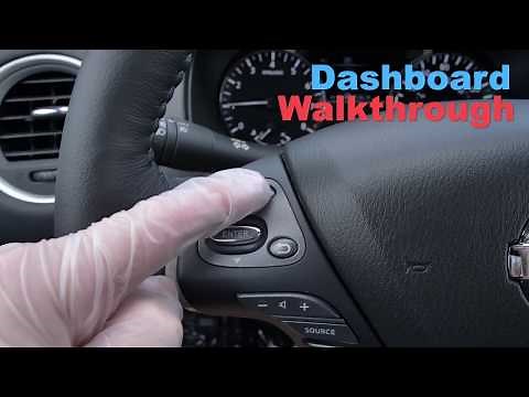 Change Car Color and More-Dashboard Walkthrough|2020 Nissan Pathfinder SL