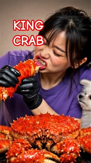 Giant King Crab🦀|Asmr #shorts #mukbang #asmr #asianfood #crab #seafood