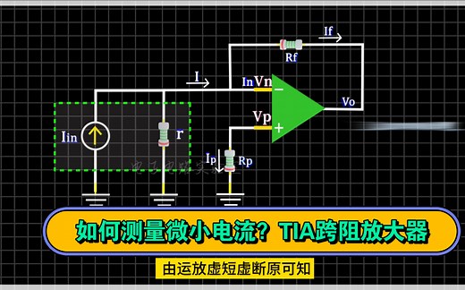 如何测量微小电流？TIA跨阻放大器 #电子工程师 #电子技术 #电流测量 #跨阻放大器