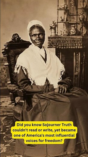 Sojourner Truth - She escaped slavery and changed history forever. #history