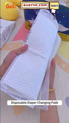 No More Stains During Diaper Changes—Try These Disposable Diaper Changing Pads! #CuteBaby